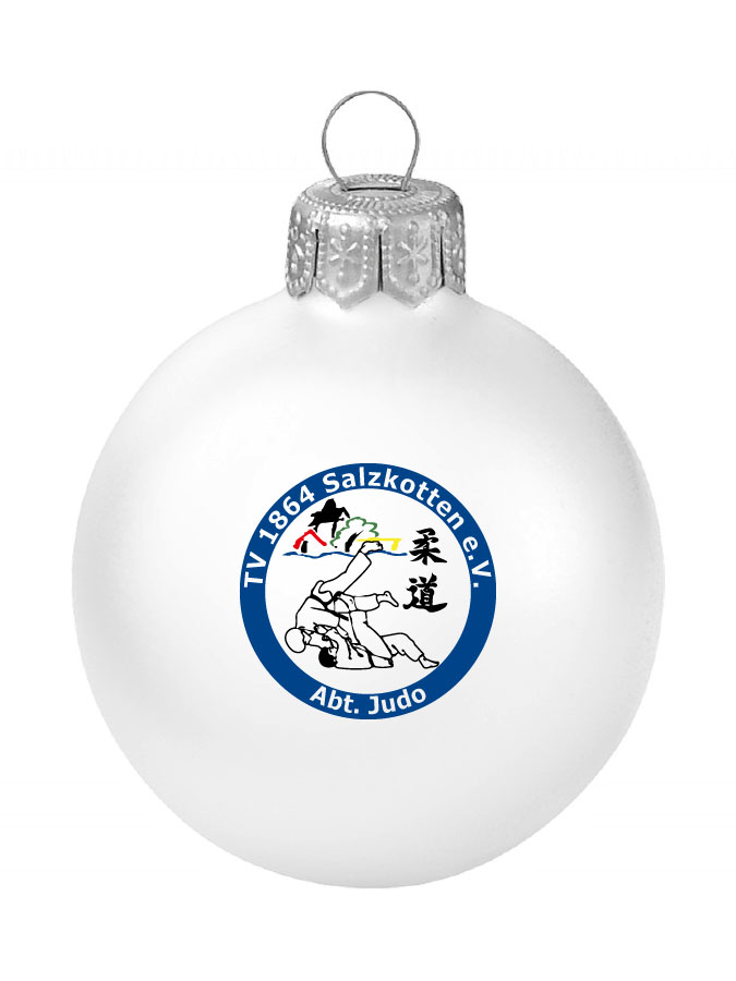 Weihnachtskugel Logo 8cm