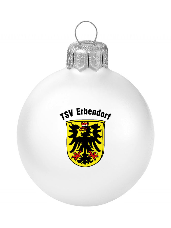 Weihnachtskugel Logo 8cm