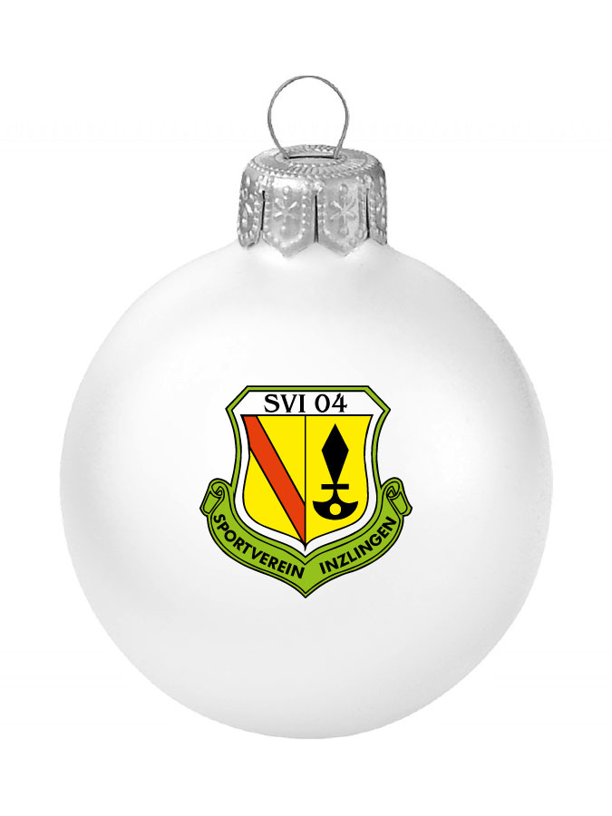 Weihnachtskugel Logo 8cm