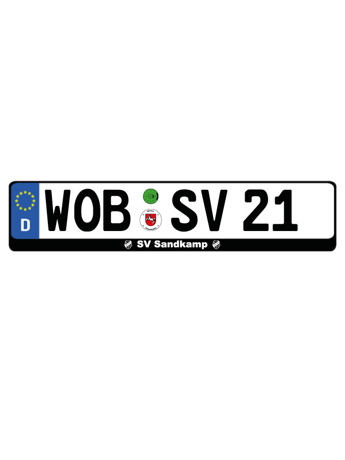 Kennzeichenhalter Kalden (2er Set)