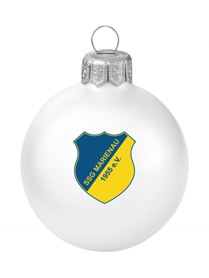 Weihnachtskugel Logo 8cm