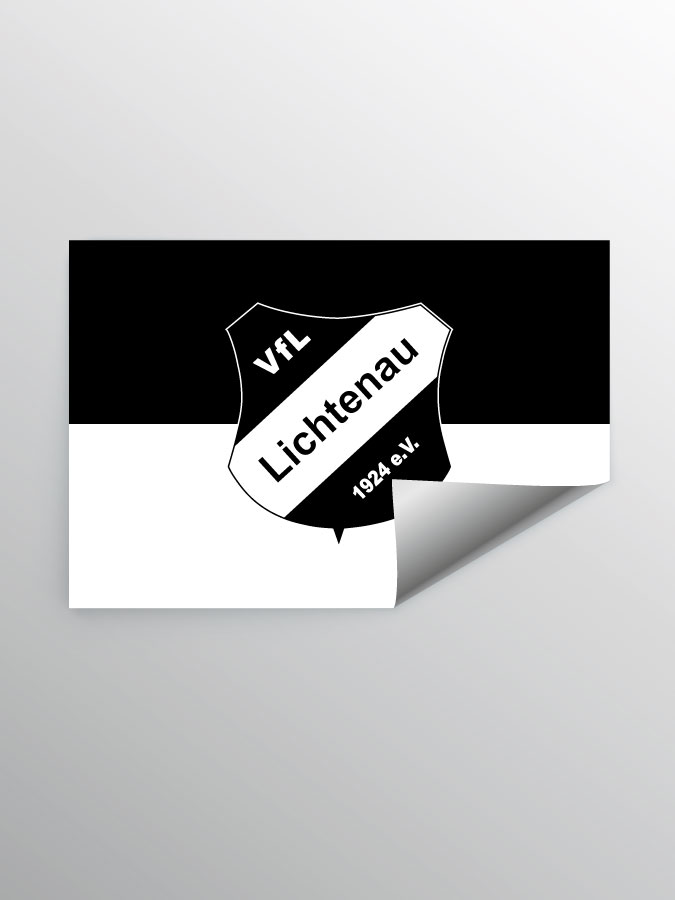 Aufkleber DIN A7 Logo