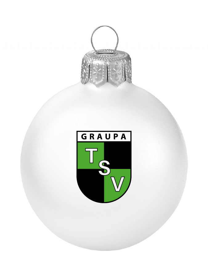 Weihnachtskugel Logo 8cm