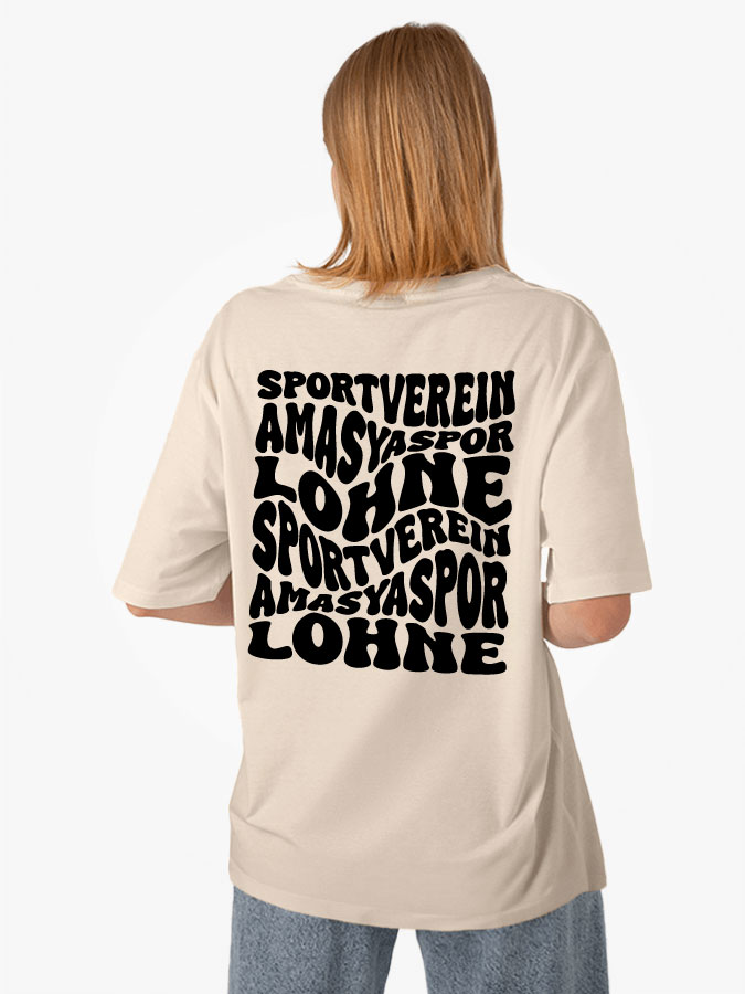 Oversized Shirt Wavy Damen