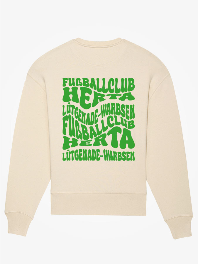 Sweatshirt Oversized Wavy Herren