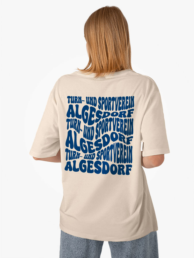 Oversized Shirt Wavy Damen