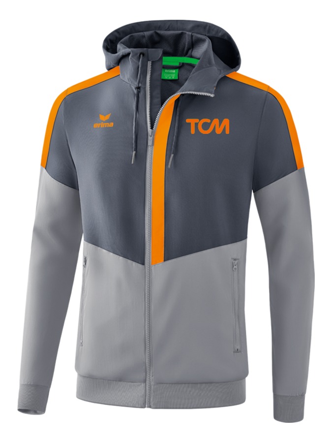 Erima Squad Tracktop Jacke mit Kapuze