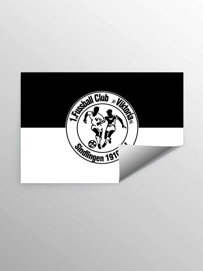 Aufkleber DIN A7 Logo