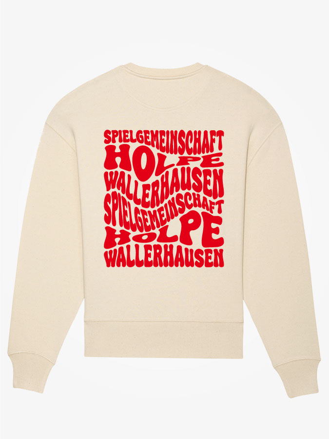 Sweatshirt Oversized Wavy Herren