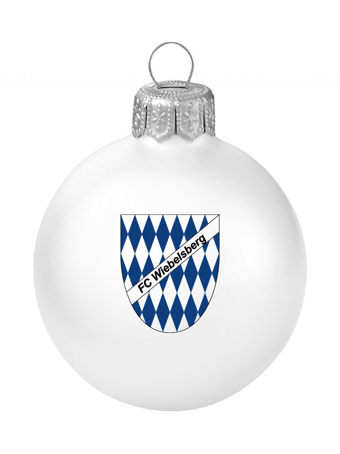 Weihnachtskugel Logo 8cm