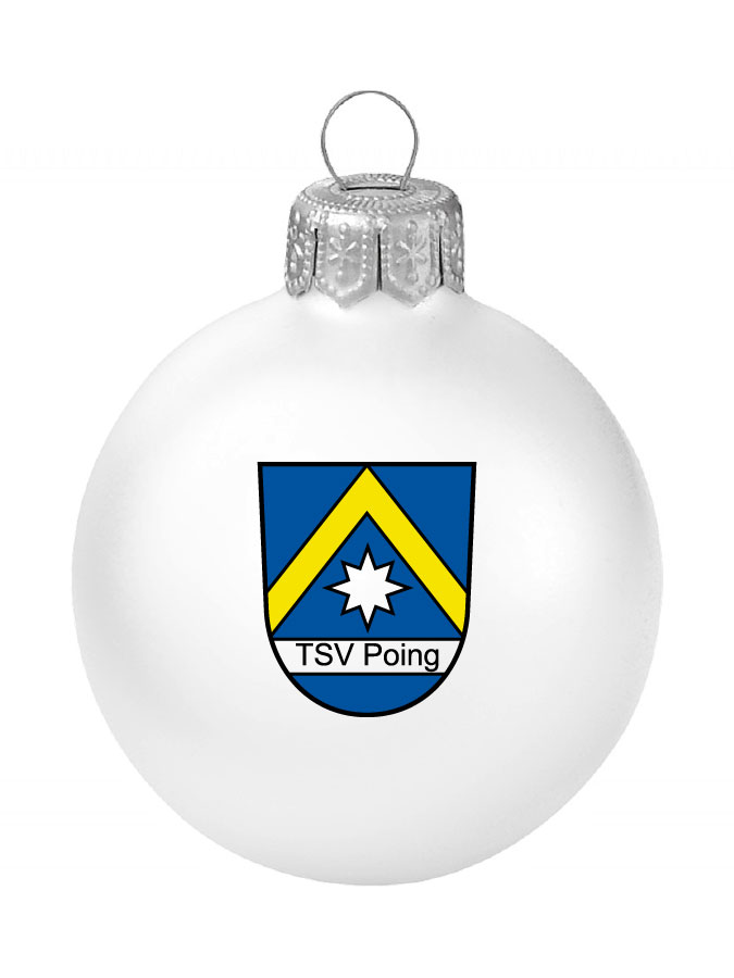 Weihnachtskugel Logo 8cm