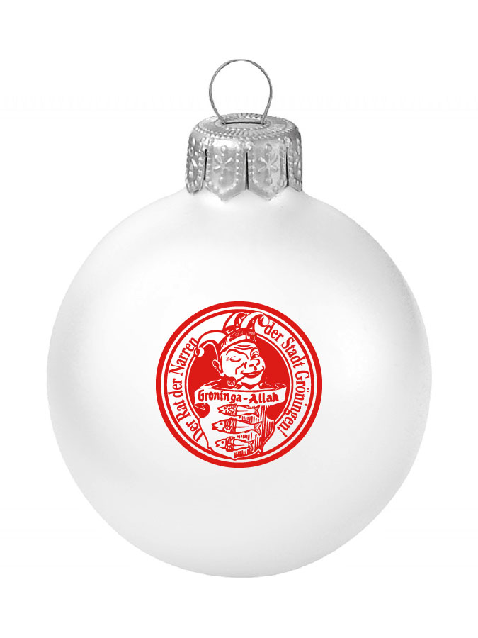 Weihnachtskugel Logo 8cm