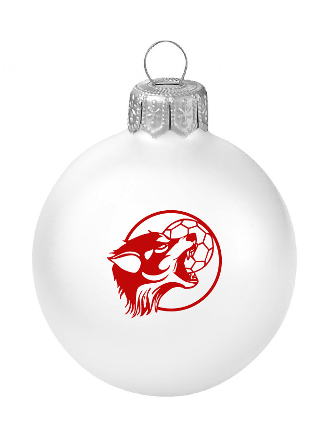 Weihnachtskugel Logo 8cm