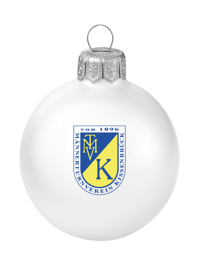 Weihnachtskugel Logo 8cm