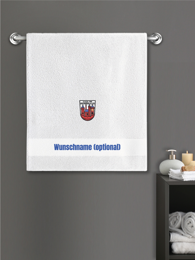 Badehandtuch Team Sticklogo