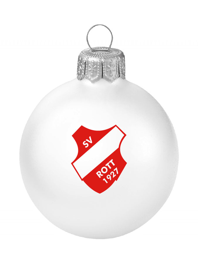 Weihnachtskugel Logo 8cm