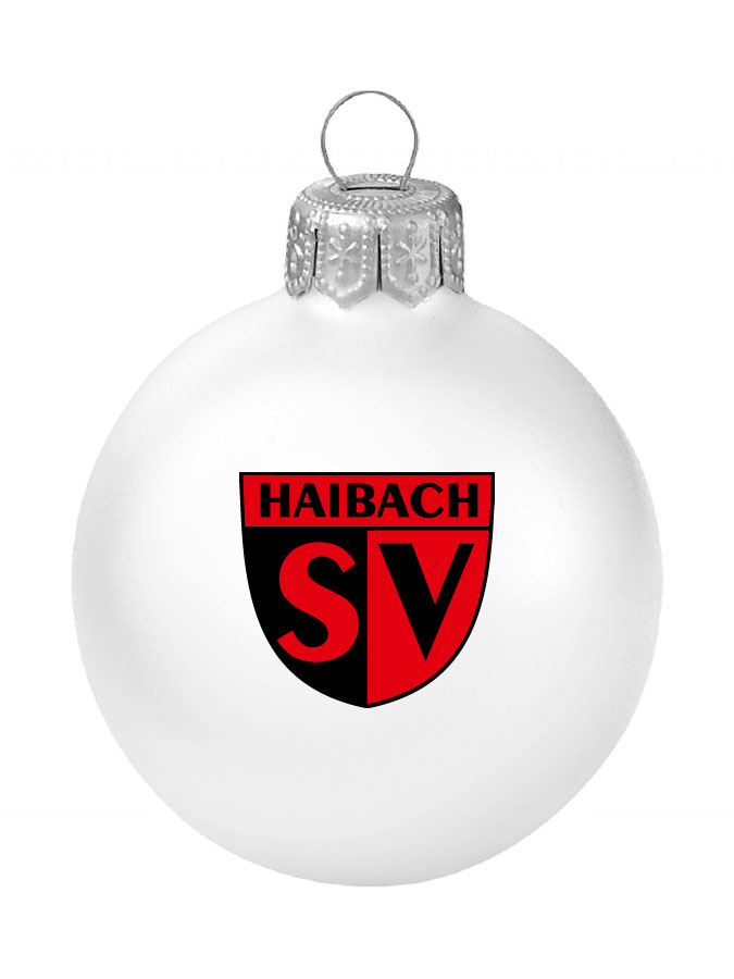 Weihnachtskugel Logo 8cm