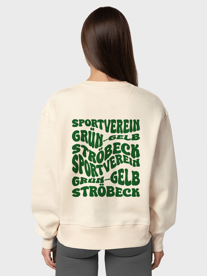 Oversized Sweater Wavy Damen