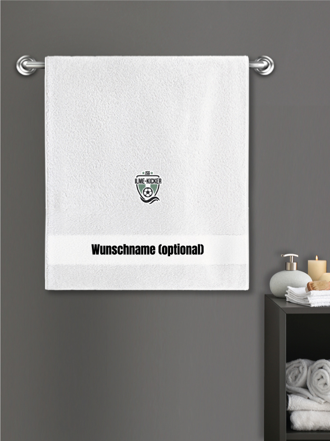 Badehandtuch Team Sticklogo