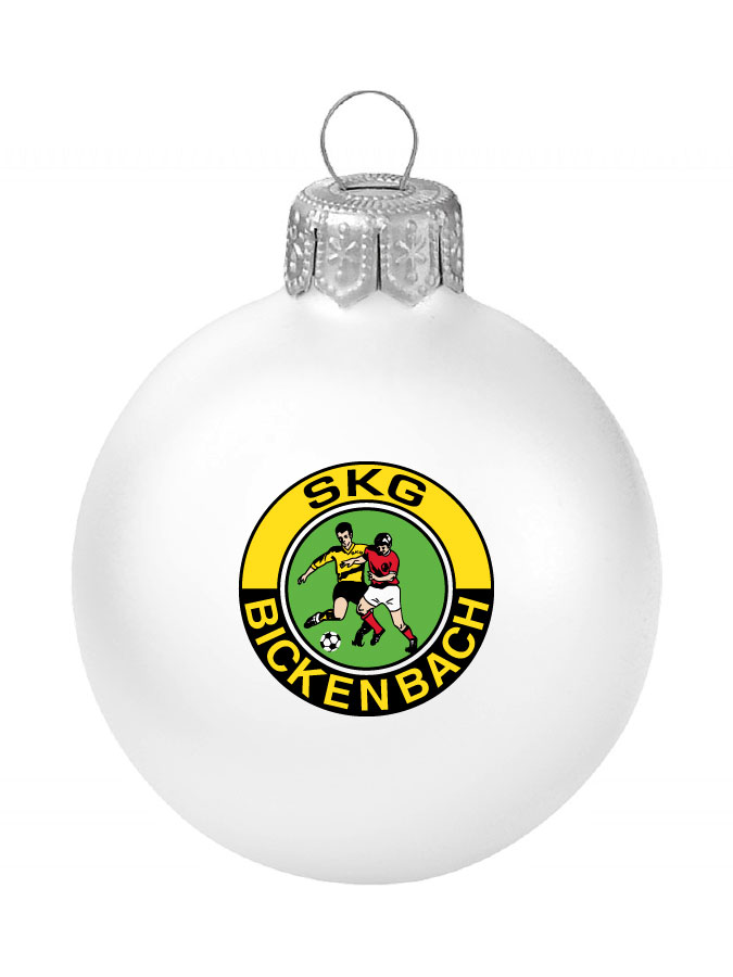 Weihnachtskugel Logo 8cm
