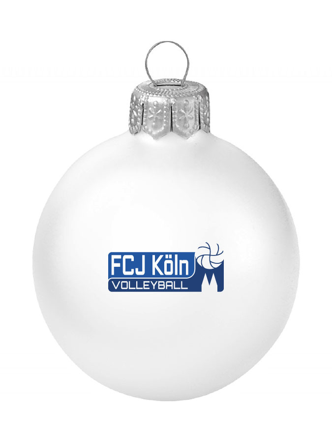 Weihnachtskugel Logo 8cm