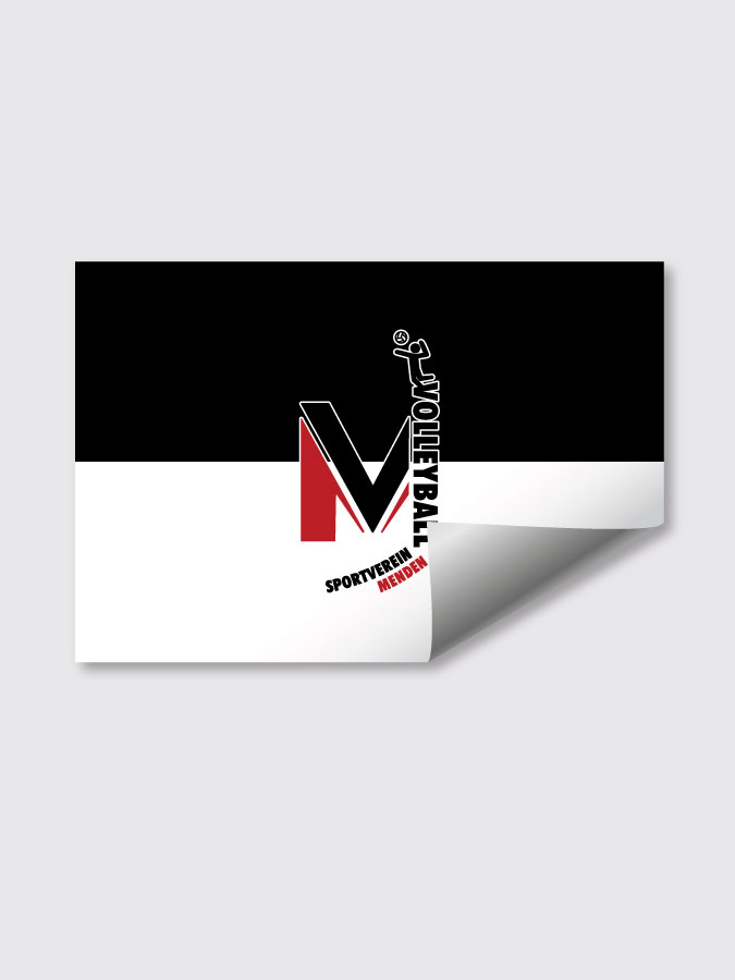Aufkleber DIN A7 Logo