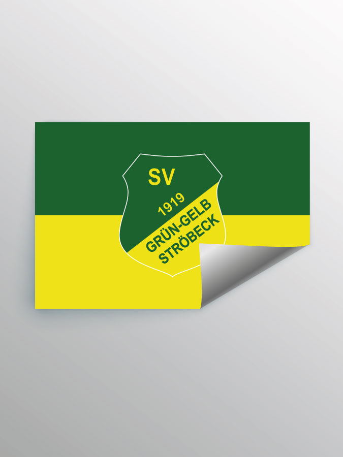 Aufkleber DIN A7 Logo