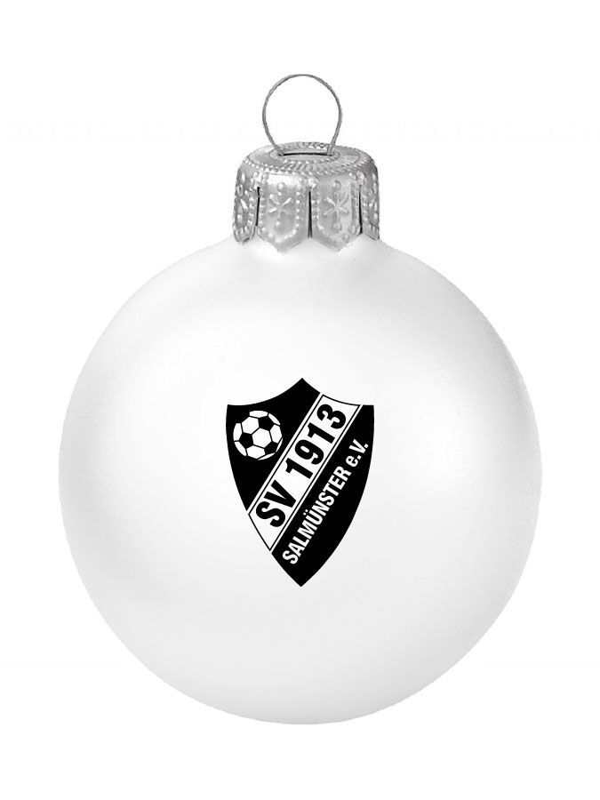 Weihnachtskugel Logo 8cm