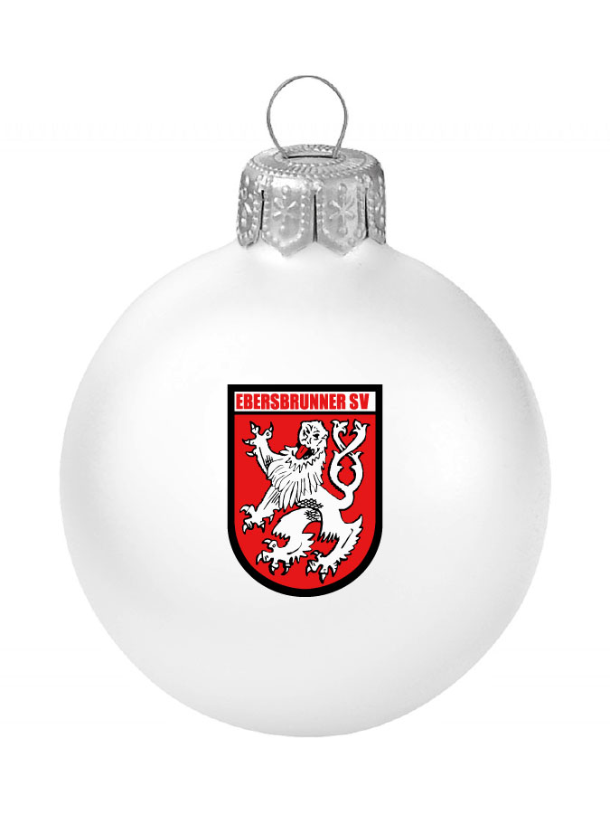 Weihnachtskugel Logo 8cm