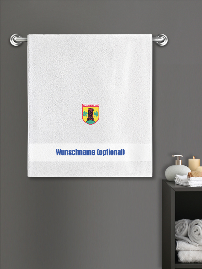 Badehandtuch Team Sticklogo
