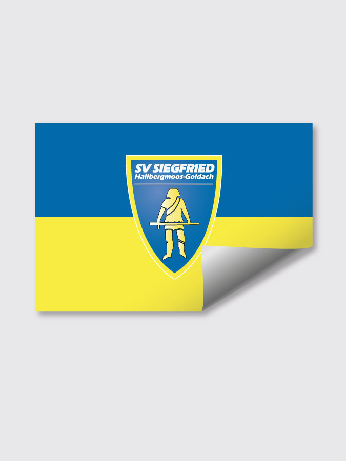 Aufkleber DIN A7 Logo