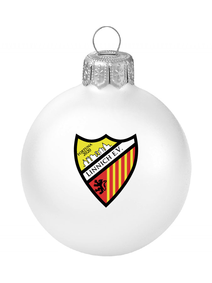 Weihnachtskugel Logo 8cm