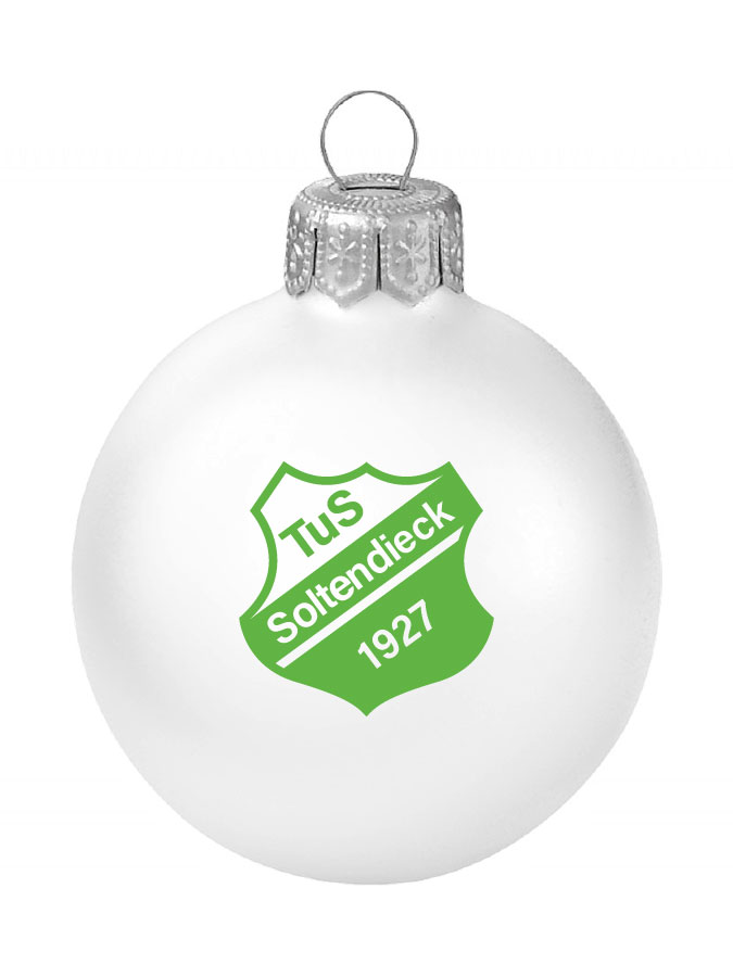 Weihnachtskugel Logo 8cm