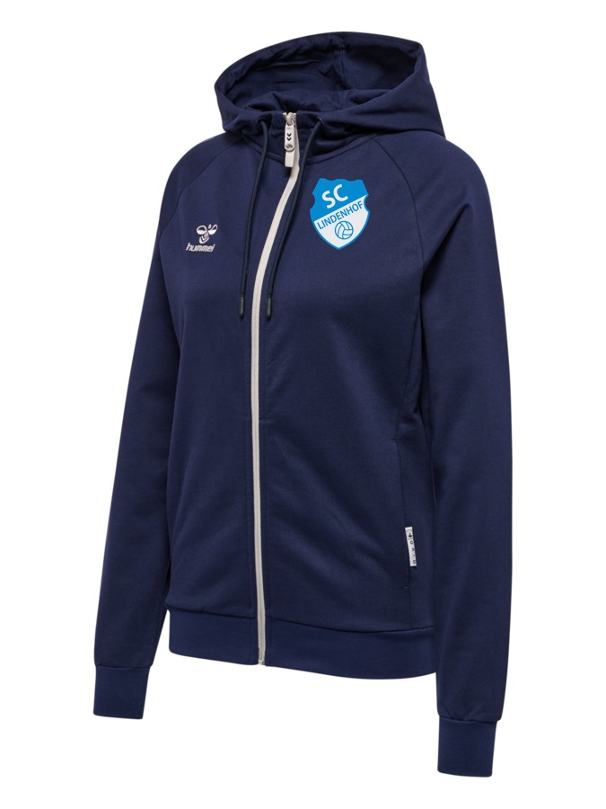 Hummel Move Grid Cotton Zip Hoodie Woma Damen