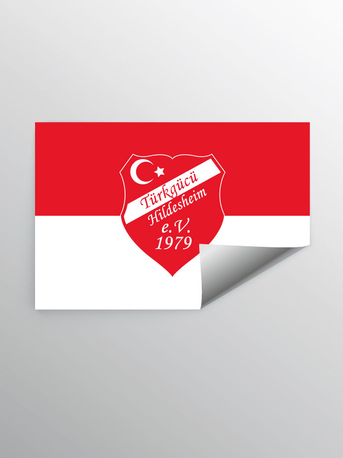 Aufkleber DIN A7 Logo