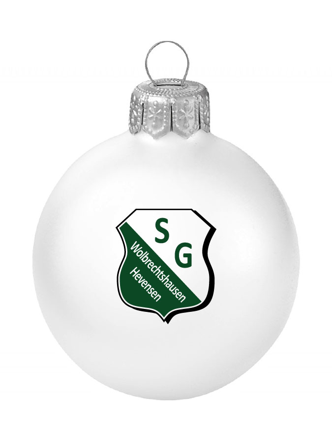 Weihnachtskugel Logo 8cm