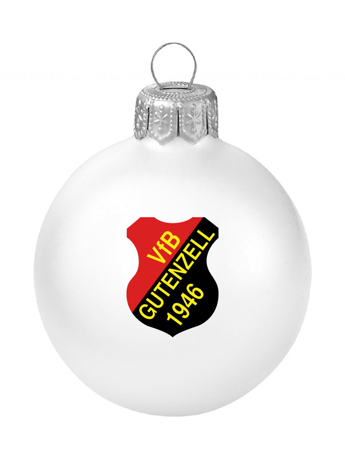 Weihnachtskugel Logo 8cm