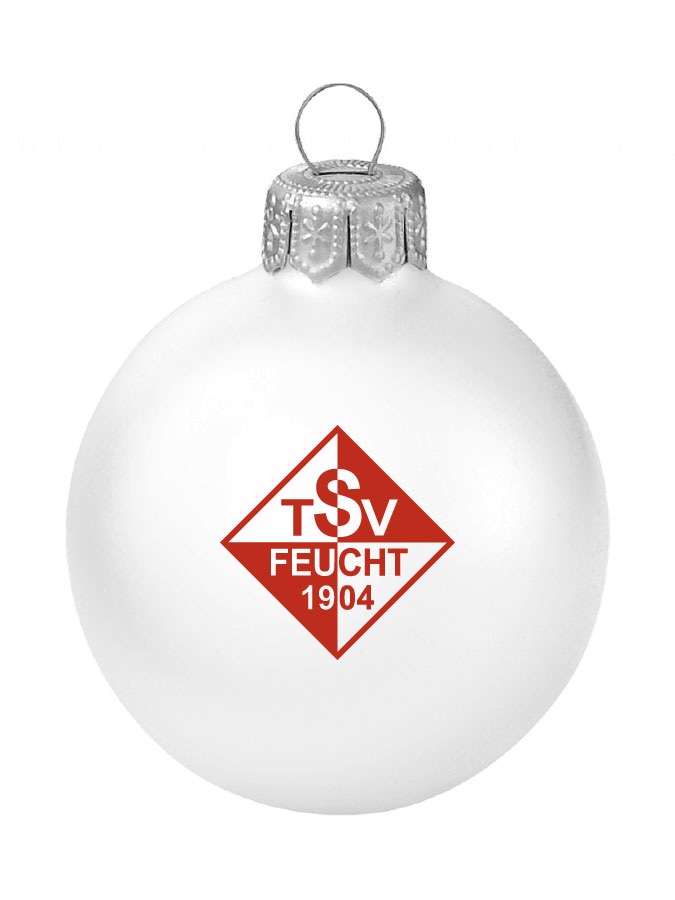 Weihnachtskugel Logo 8cm