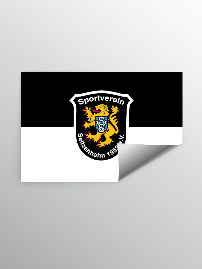 Aufkleber DIN A7 Logo