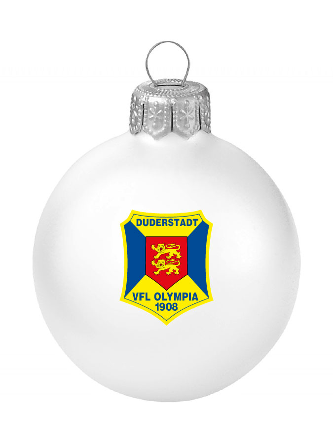 Weihnachtskugel Logo 8cm