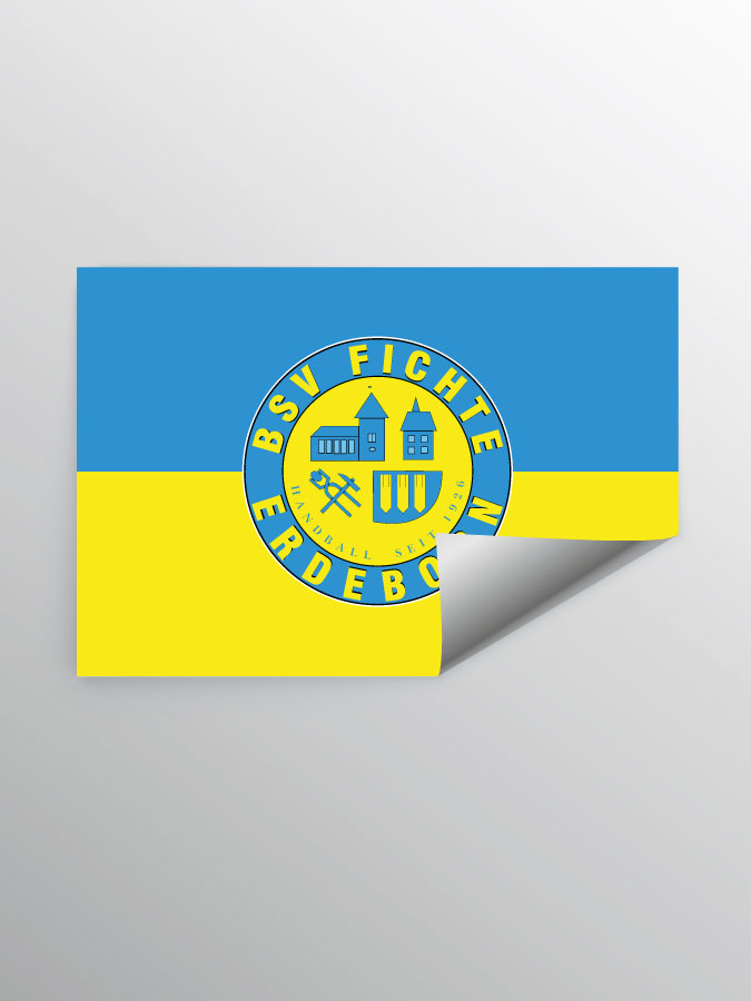 Aufkleber DIN A7 Logo