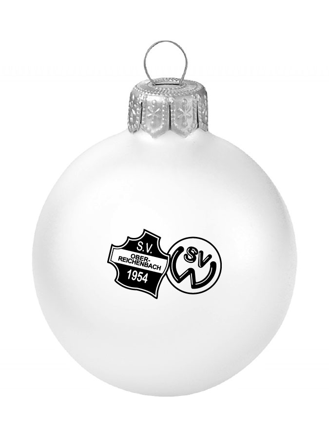 Weihnachtskugel Logo 8cm