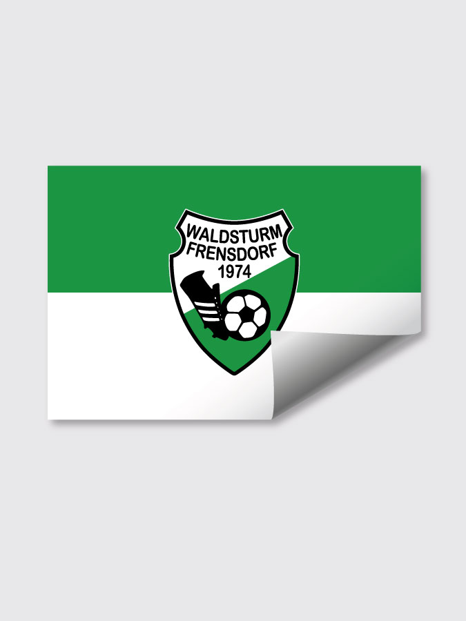Aufkleber DIN A7 Logo