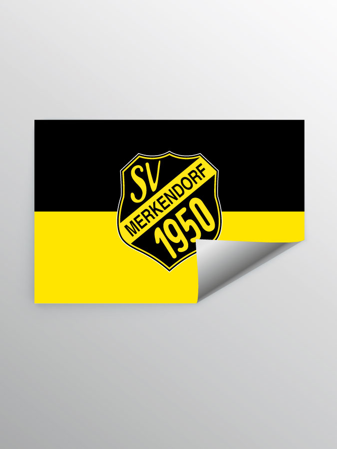 Aufkleber DIN A7 Logo