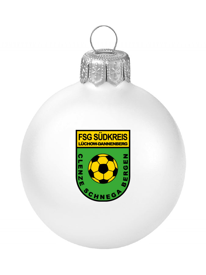 Weihnachtskugel Logo 8cm