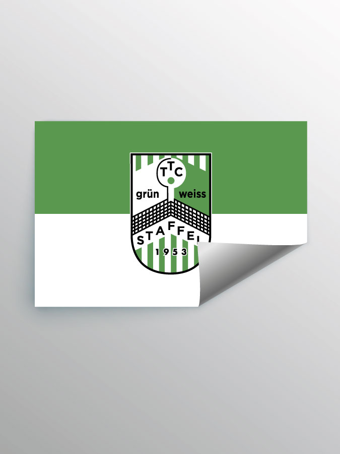 Aufkleber DIN A7 Logo