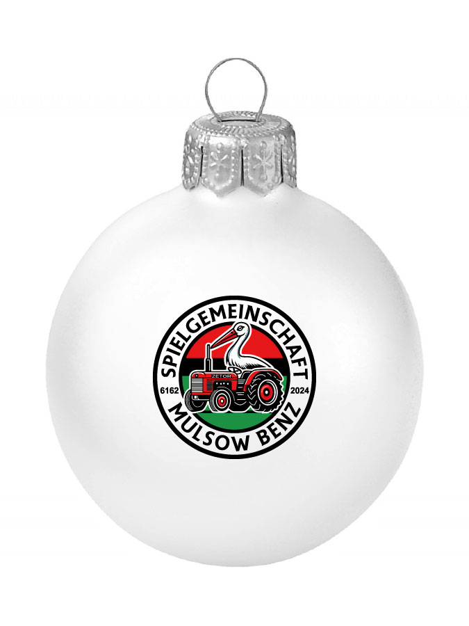 Weihnachtskugel Logo 8cm