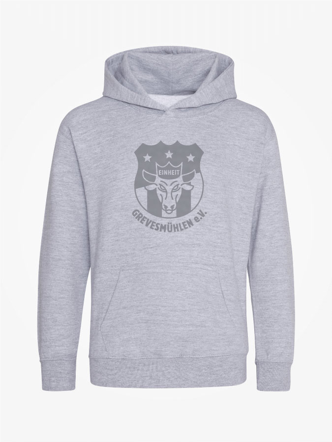Hoodie All Grey Kids Unisex