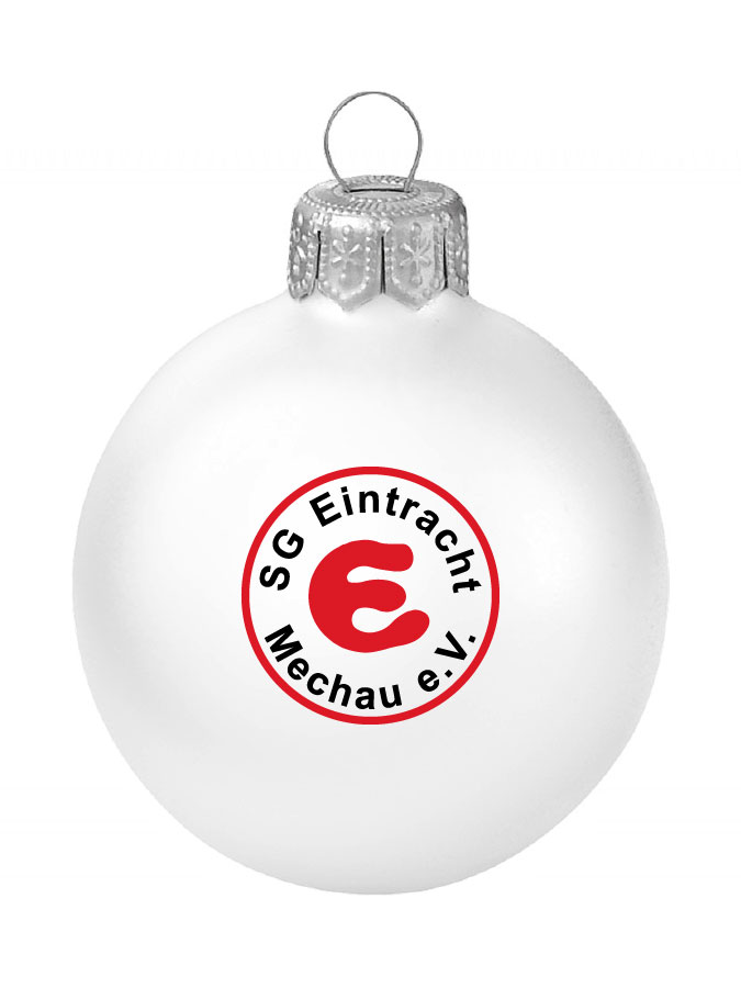 Weihnachtskugel Logo 8cm