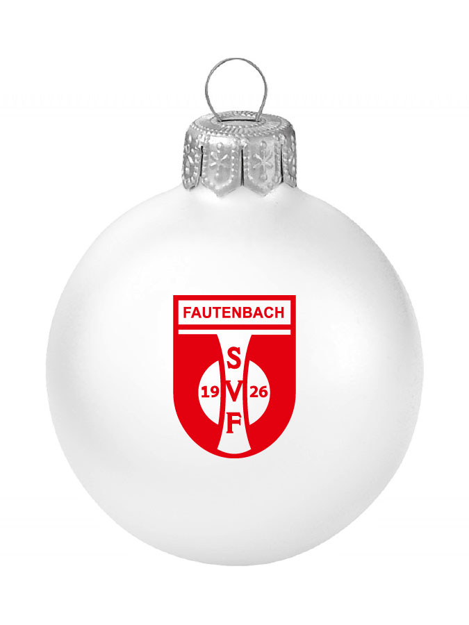 Weihnachtskugel Logo 8cm